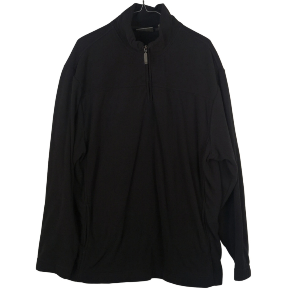 Retreat dark Grey Pull over fleece long sleeve jacket